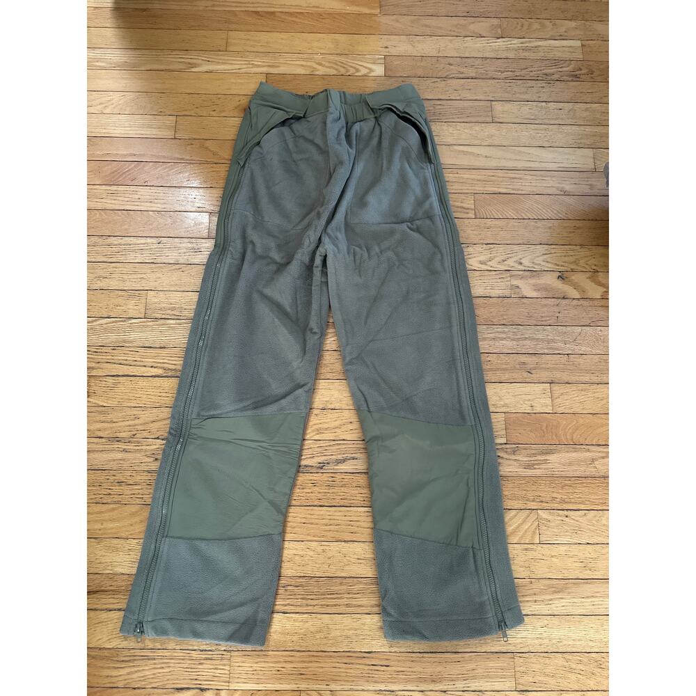 US Military Coyote Tan Fleece Pants Large Cold Weather ECWCS Tactical Outdoor